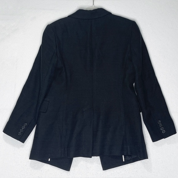 Theory Etiennette Item Canvas Sport Jacket Black Size 10 - Picture 3 of 8